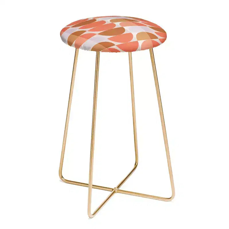 Tabouret de bar à hauteur de comptoir Plum ThirtyOne Illustrations - Deny Designs