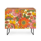 ThirtyOne Illustrations Spring in Retro Credenza - Deny Designs