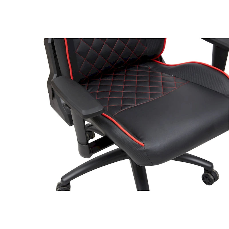 Fauteuil de jeu inclinable en similicuir – Design de voiture de course, 5 couleurs, capacité de 118 kg