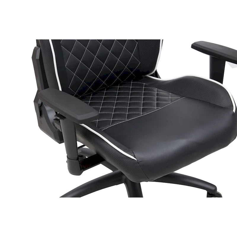 Fauteuil de jeu inclinable en similicuir – Design de voiture de course, 5 couleurs, capacité de 118 kg