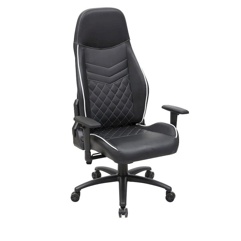 Fauteuil de jeu inclinable en similicuir – Design de voiture de course, 5 couleurs, capacité de 118 kg