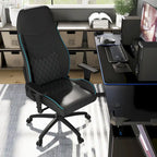 Fauteuil de jeu inclinable en similicuir – Design de voiture de course, 5 couleurs, capacité de 118 kg