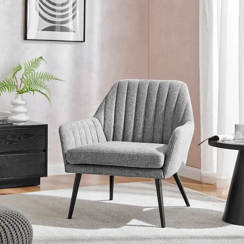 Jolene Fabric Accent Arm Chair