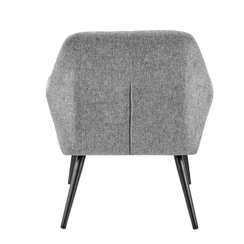 Fauteuil d'appoint en tissu – Fauteuil rembourré pour salon ou chambre à coucher