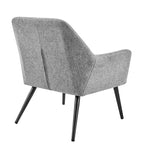 Fauteuil d'appoint en tissu – Fauteuil rembourré pour salon ou chambre à coucher