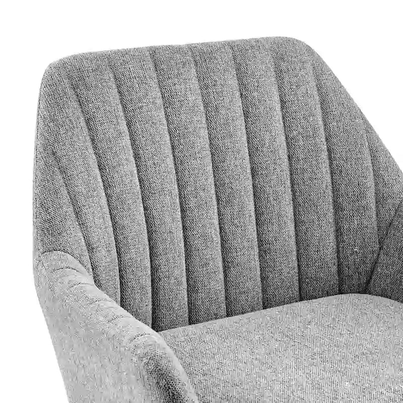 Fauteuil d'appoint en tissu – Fauteuil rembourré pour salon ou chambre à coucher