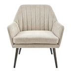 Fauteuil d'appoint en tissu – Fauteuil rembourré pour salon ou chambre à coucher