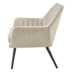 Fauteuil d'appoint en tissu – Fauteuil rembourré pour salon ou chambre à coucher