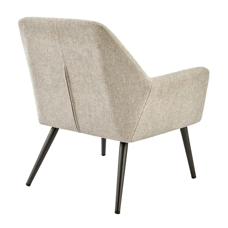 Fauteuil d'appoint en tissu – Fauteuil rembourré pour salon ou chambre à coucher