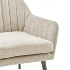 Fauteuil d'appoint en tissu – Fauteuil rembourré pour salon ou chambre à coucher