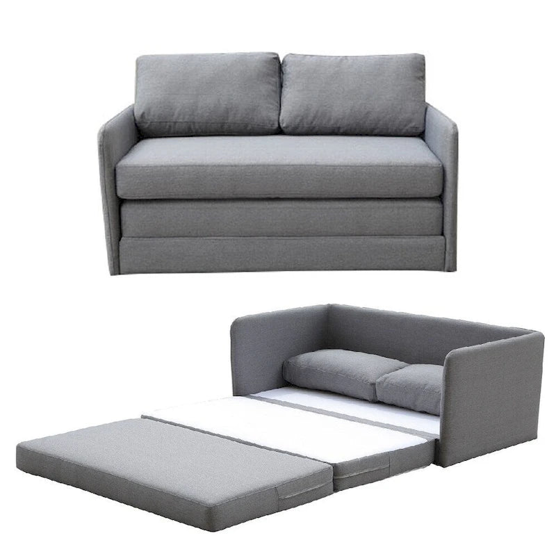 Causeuse et canapé-lit en mousse réversible – Coussin de 13 cm, 3 coloris
