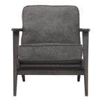 Fauteuil d'appoint Mid-Century Modern – Dossier à lattes, Structure en hêtre massif