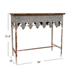 Table basse Glam dorée en métal avec plateau en verre et étagère miroir – Salon moderne