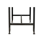 Table basse Glam dorée en métal avec plateau en verre et étagère miroir – Salon moderne