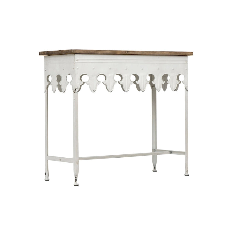 Table basse Glam dorée en métal avec plateau en verre et étagère miroir – Salon moderne