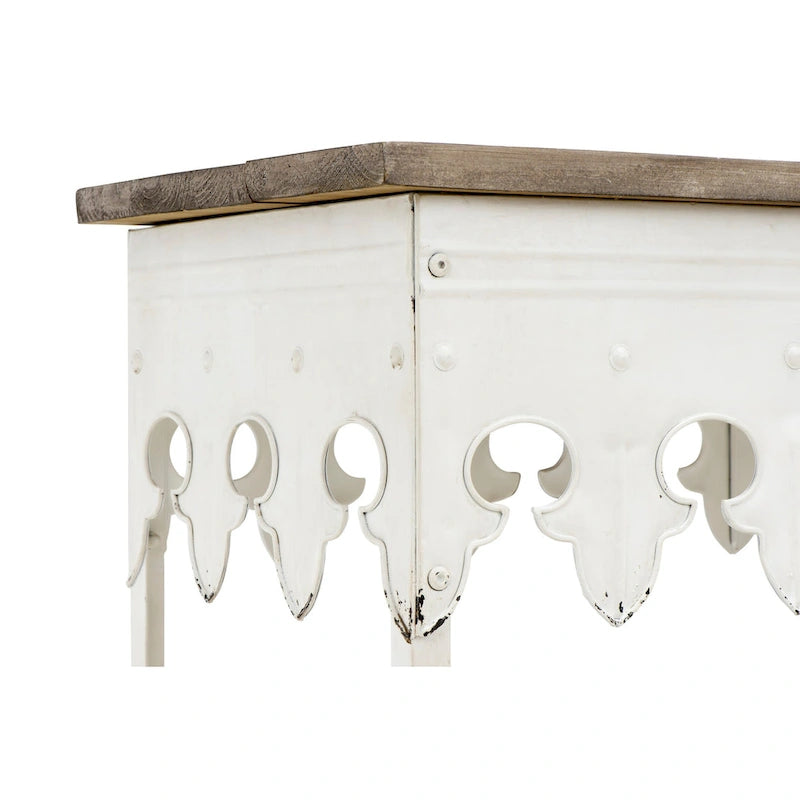 Table basse Glam dorée en métal avec plateau en verre et étagère miroir – Salon moderne