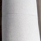 Fauteuil inclinable en tissu clouté capitonné – Cadre en bouleau, capacité de 136 kg