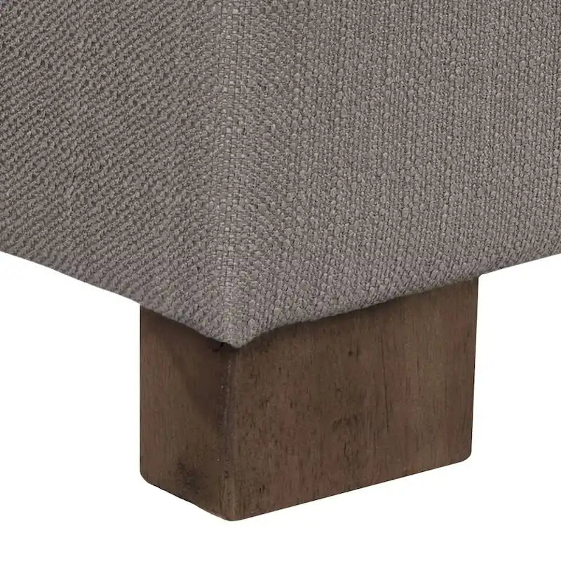 Banc de rangement en velours capitonné avec charnières de sécurité – Salon et chambre à coucher