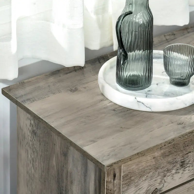 Meuble de rangement 32" style porte de grange – Buffet, pour salon ou entrée
