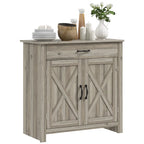 Meuble de rangement 32" style porte de grange – Buffet, pour salon ou entrée