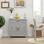 Meuble de rangement 32" style porte de grange – Buffet, pour salon ou entrée