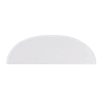Console demi-lune contemporaine avec étagère inférieure – 3 coloris, MDF