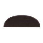 Console demi-lune contemporaine avec étagère inférieure – 3 coloris, MDF