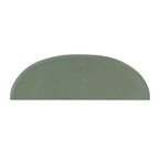 Console demi-lune contemporaine avec étagère inférieure – 3 coloris, MDF