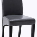 Chaise de salle à manger moderne en similicuir, 2 pièces