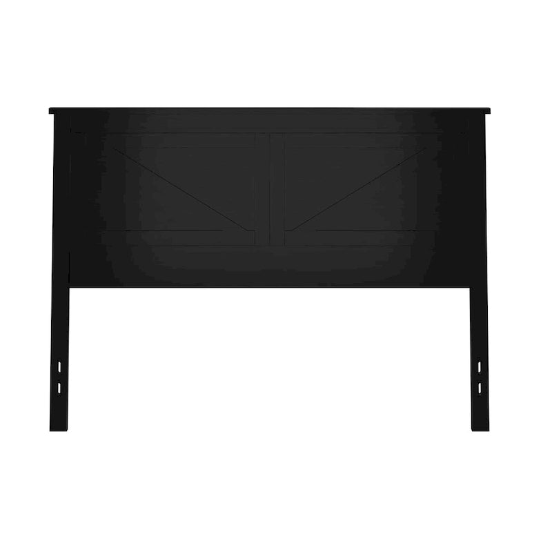 Tête de lit en panneaux de bois massif de style campagnard – Style porte de grange, Lit simple/double/grand lit