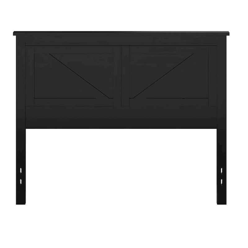 Tête de lit en panneaux de bois massif de style campagnard – Style porte de grange, Lit simple/double/grand lit
