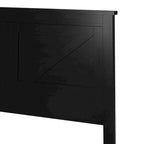 Tête de lit en panneaux de bois massif de style campagnard – Style porte de grange, Lit simple/double/grand lit