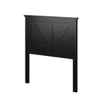 Tête de lit en panneaux de bois massif de style campagnard – Style porte de grange, Lit simple/double/grand lit