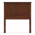 Tête de lit en panneaux de bois massif de style campagnard – Style porte de grange, Lit simple/double/grand lit