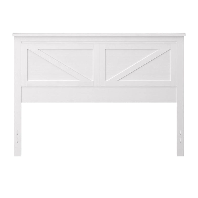 Tête de lit en panneaux de bois massif de style campagnard – Style porte de grange, Lit simple/double/grand lit