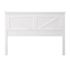 Tête de lit en panneaux de bois massif de style campagnard – Style porte de grange, Lit simple/double/grand lit