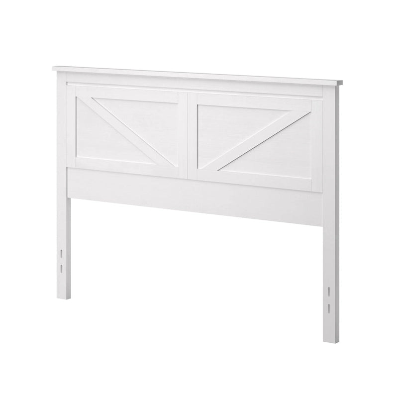 Tête de lit en panneaux de bois massif de style campagnard – Style porte de grange, Lit simple/double/grand lit