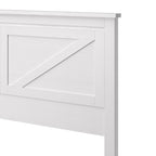 Tête de lit en panneaux de bois massif de style campagnard – Style porte de grange, Lit simple/double/grand lit
