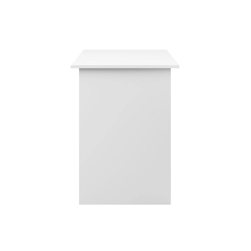Bureau d'ordinateur de 48 W avec rangement pour bureau à domicile – Style transitionnel, tiroir-boîte