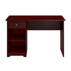 Bureau d'ordinateur de 48 W avec rangement pour bureau à domicile – Style transitionnel, tiroir-boîte