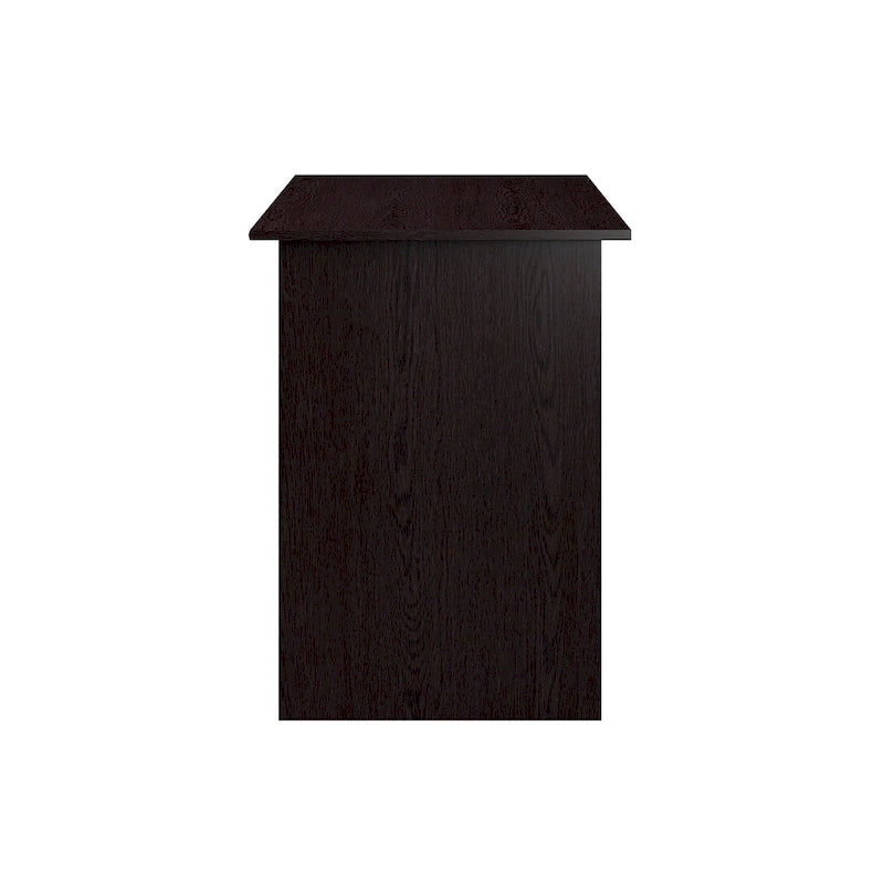 Bureau d'ordinateur de 48 W avec rangement pour bureau à domicile – Style transitionnel, tiroir-boîte