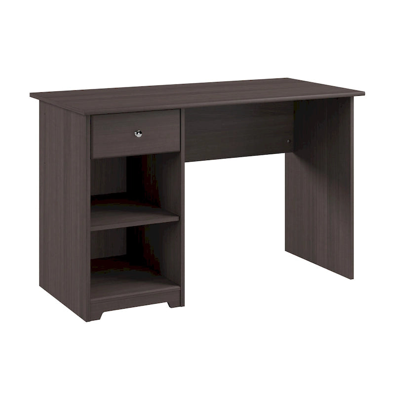 Bureau d'ordinateur de 48 W avec rangement pour bureau à domicile – Style transitionnel, tiroir-boîte