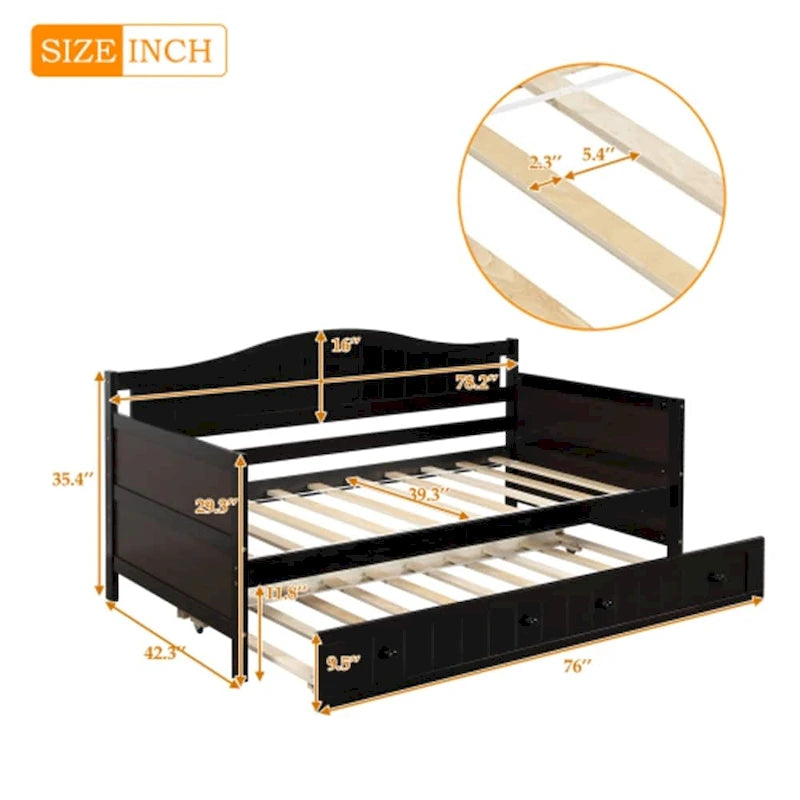Table de chevet à porte coulissante avec poignées dorées et pieds en bois – Meuble de rangement élégant pour chambre à coucher