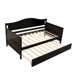 Table de chevet à porte coulissante avec poignées dorées et pieds en bois – Meuble de rangement élégant pour chambre à coucher