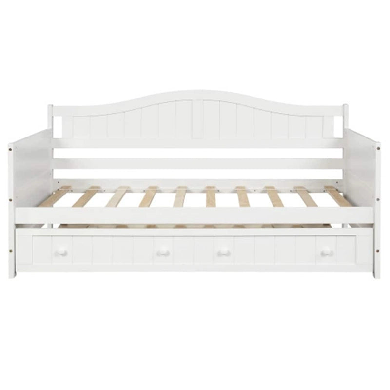 Table de chevet à porte coulissante avec poignées dorées et pieds en bois – Meuble de rangement élégant pour chambre à coucher