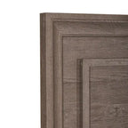 Lit de rangement King avec finition Greystone – Lit plateforme avec tiroirs intégrés