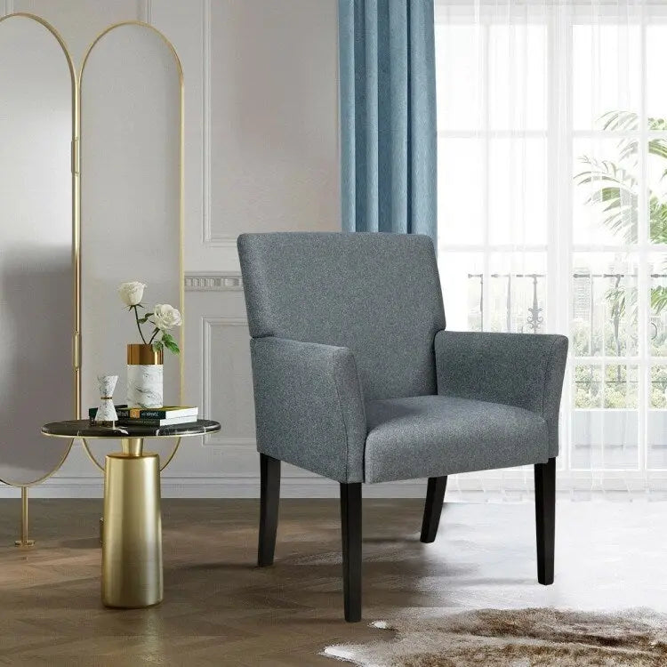 Chaise de réception pour visiteur, fauteuil de salle d'attente - 27,5 x 23 x 35,5 (L x l x H)