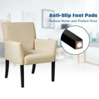 Chaise de réception pour visiteur, fauteuil de salle d'attente - 27,5 x 23 x 35,5 (L x l x H)