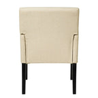 Chaise de réception pour visiteur, fauteuil de salle d'attente - 27,5 x 23 x 35,5 (L x l x H)
