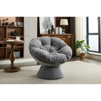 Fauteuil tonneau pivotant à 360° Grand fauteuil d'appoint pivotant